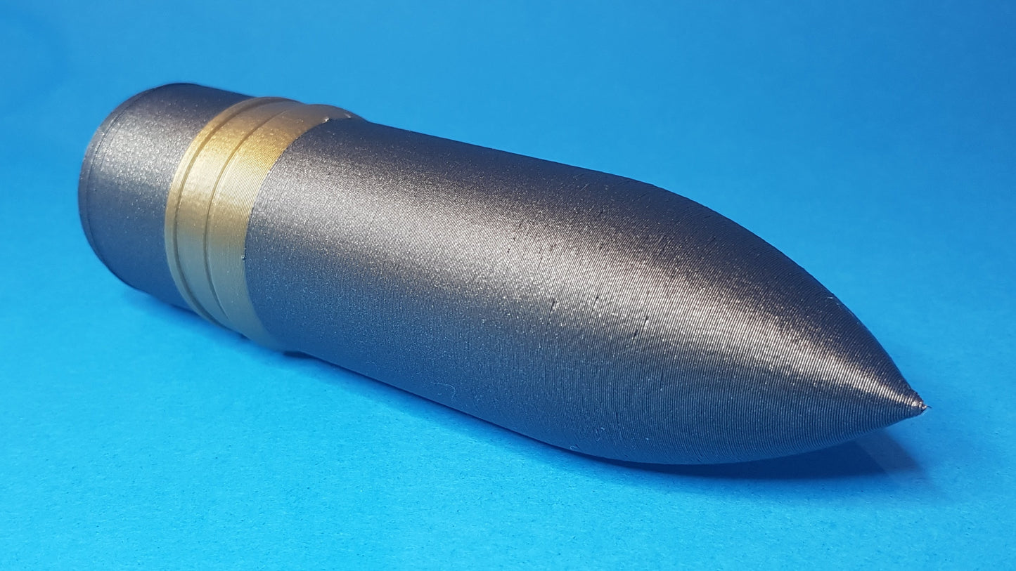 3 pounder 47mm x 376R (Hotchkiss). 3D printed PLASTIC REPLICA