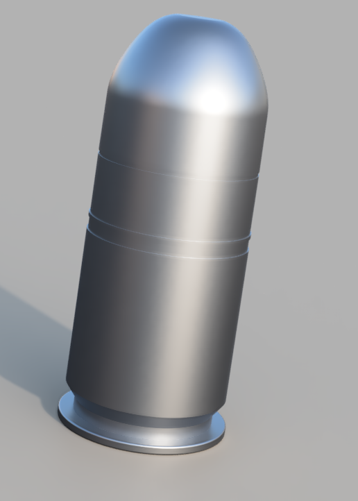 2x Replica 40mm NGO-74 grenade 3D Printed PLASTIC REPLICA