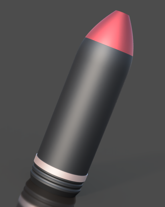 7.7 cm Feldkanone 96 n.A - replica shell STL/3MF for printing