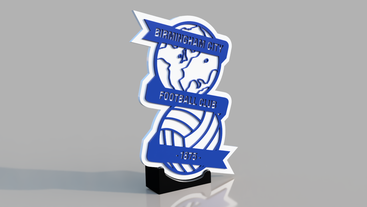 Birmingham City Football Club . STL/3MF for 3d printing