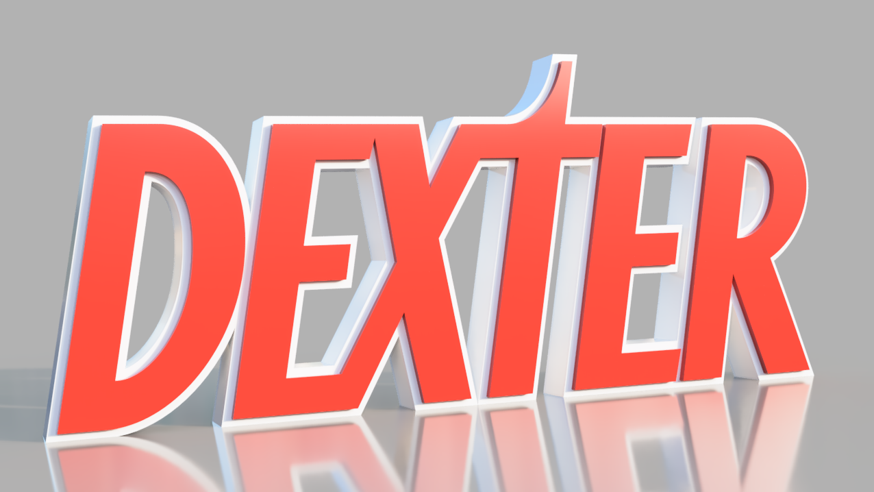 Dexter (TV show logo) . STL/3MF for 3d printing