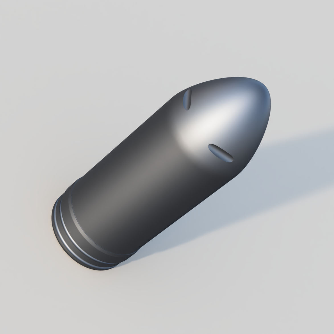 75mm M18. Sherman and Hellcat Shell for your empty brass casings - Plastic replica