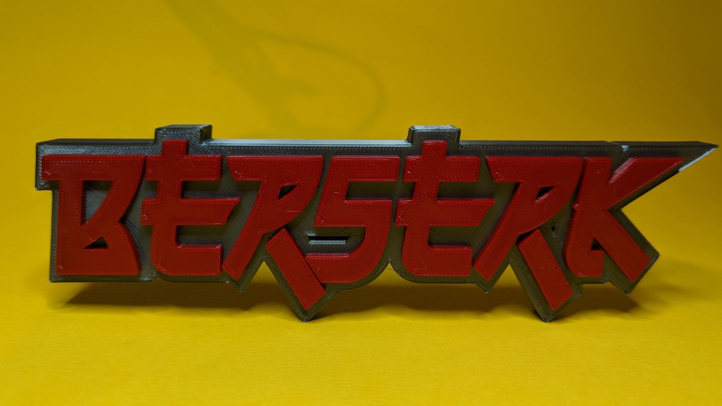 Red 'BERSTARK' logo on a yellow background