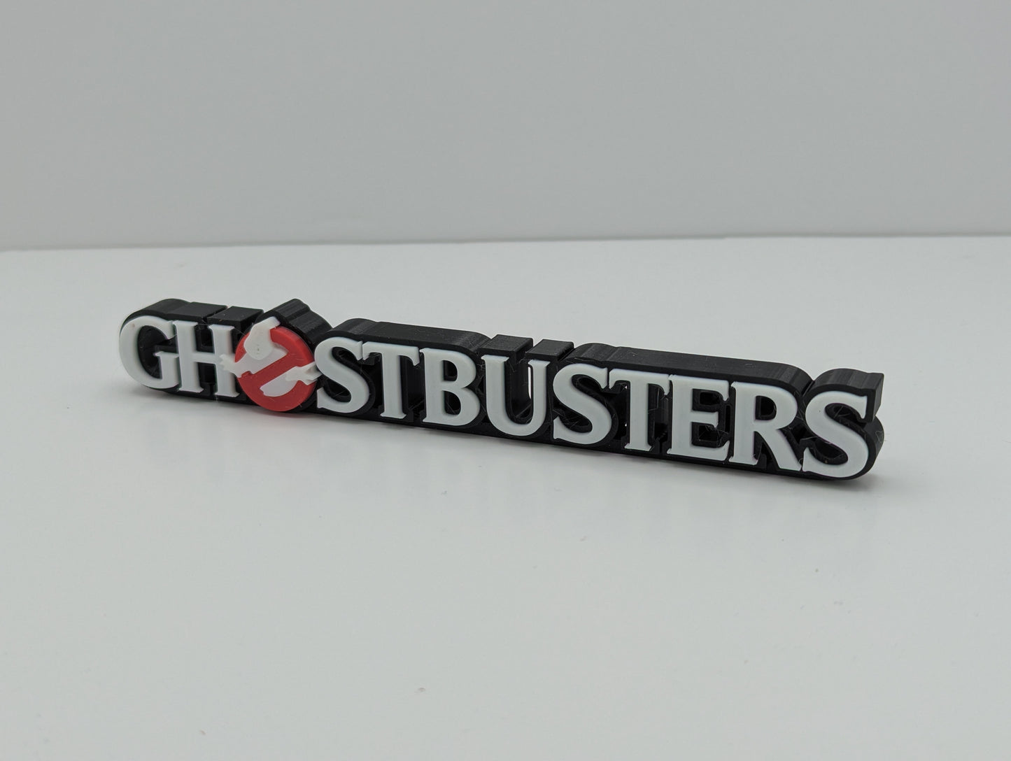 Ghostbusters - 3D printed logo, desk or wall mounted.