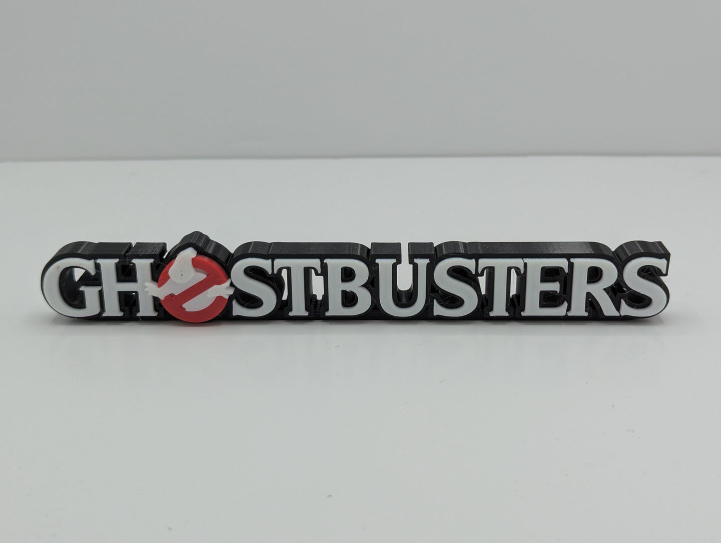Ghostbusters - 3D printed logo, desk or wall mounted.