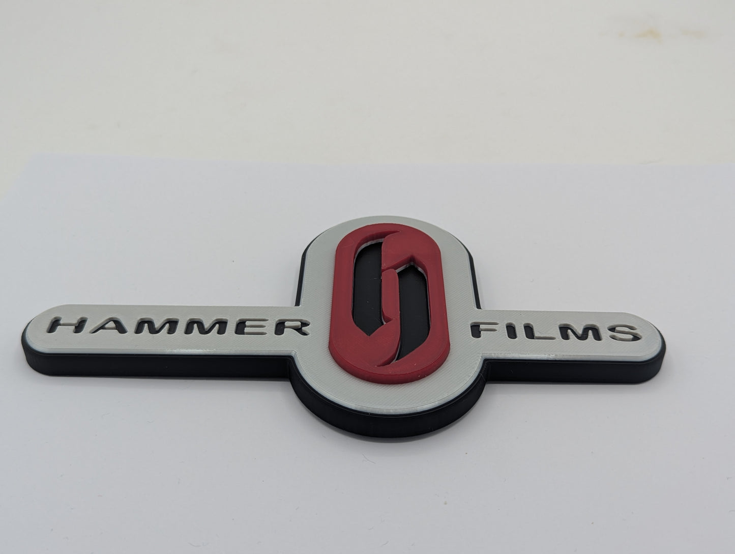 Hammer Films - 3D printed logo, wall mounted.
