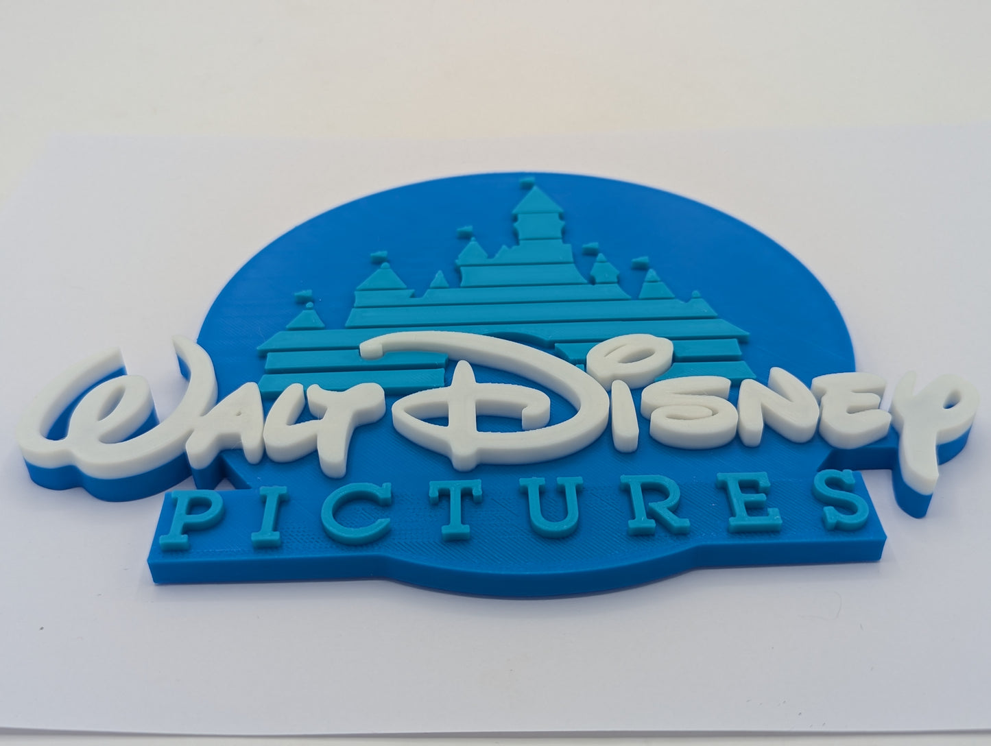 Walt Disney Pictures - 3D printed logo, wall mounted.
