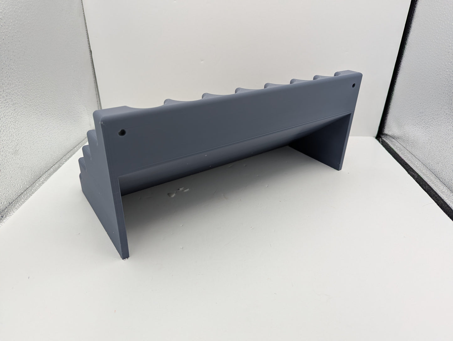 Storage for 50ml bottles. 30 spaces for 32mm dia 107mm tall bottles.