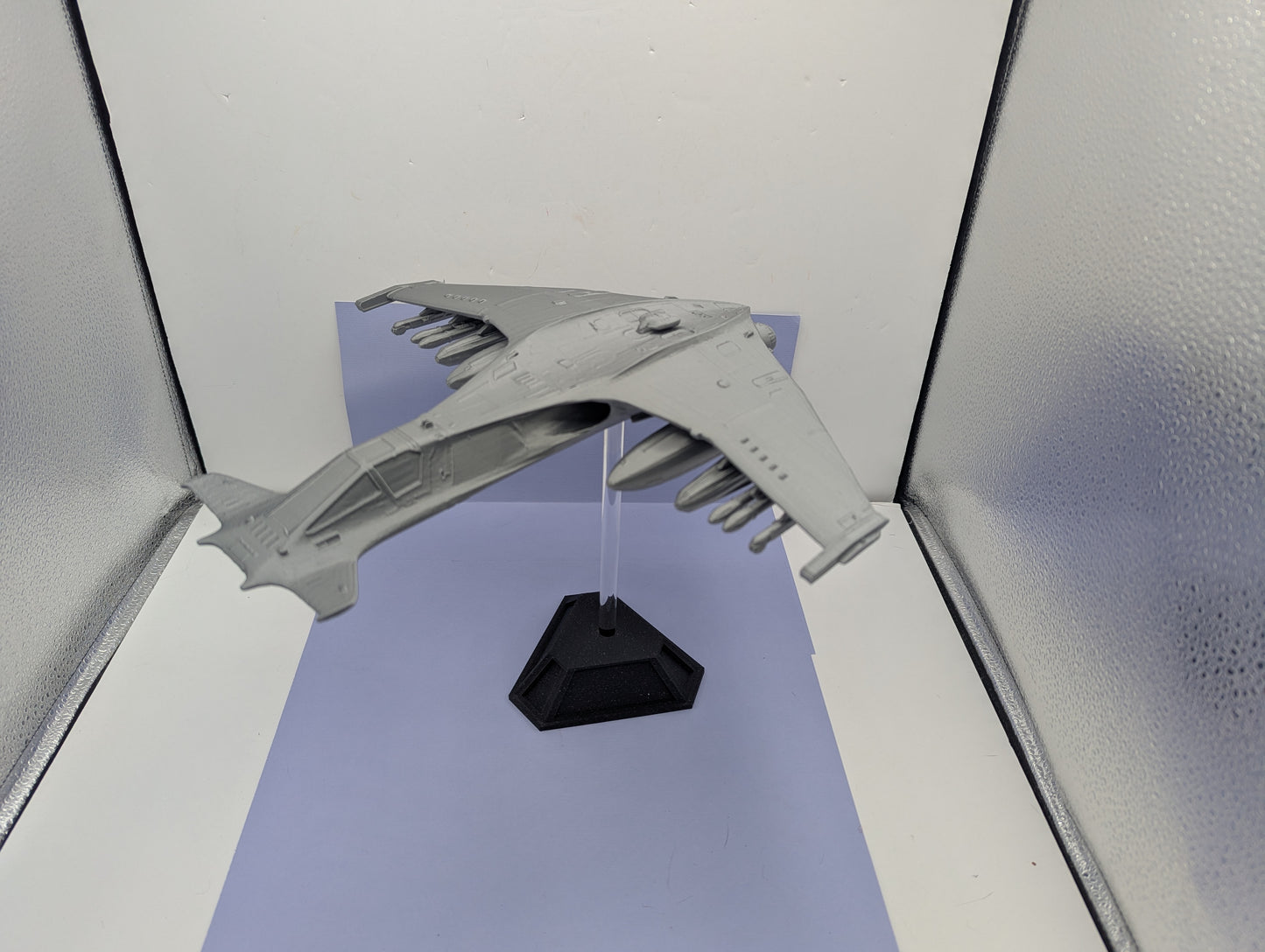 Space Above and Beyond - SA-43 Endo/Exo-Atmospheric Attack Jet ("Hammerhead"). 3D printed