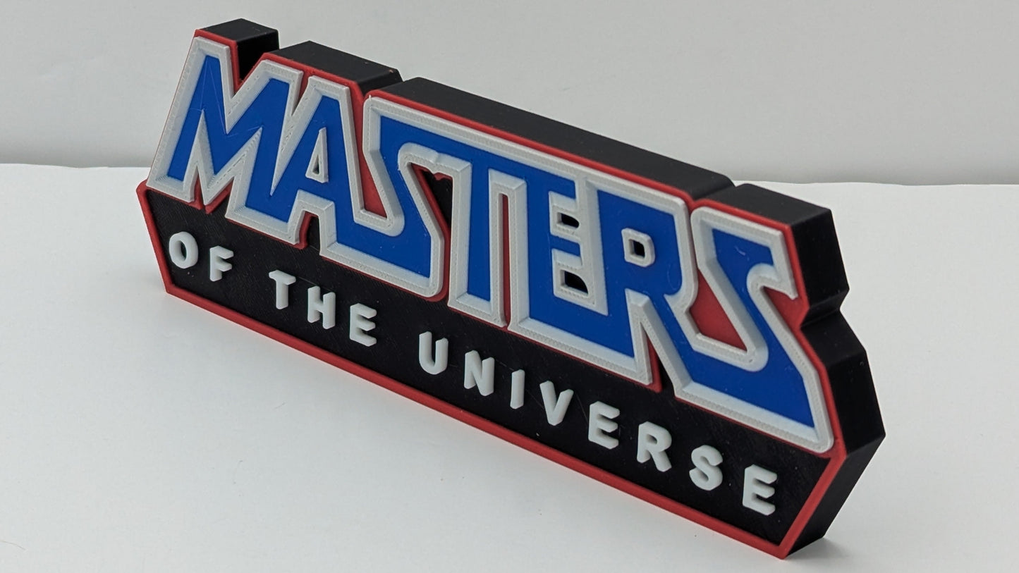Masters of the Universe - 3D printed logo, desk or wall mounted