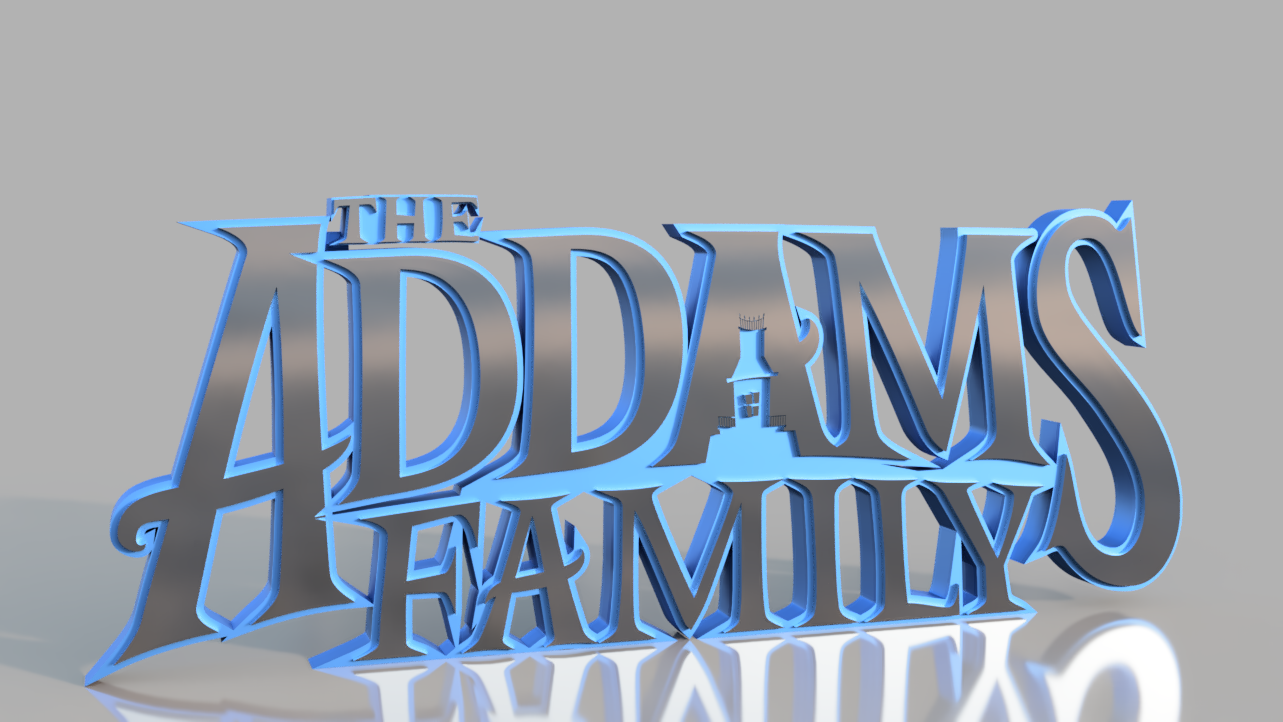 Addams Family (2019 cartoon version). STL/3MF for 3d printing.