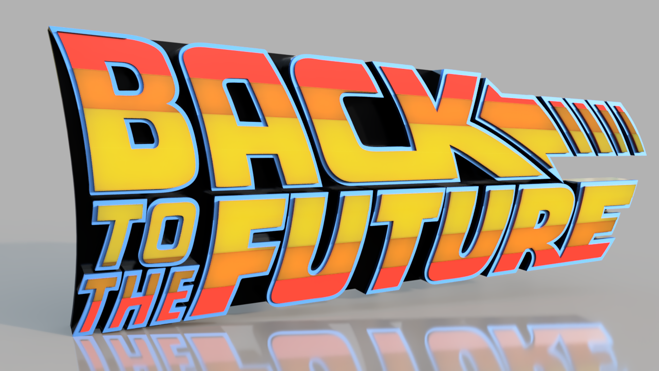 Back to the Future. STL/3MF for 3d printing