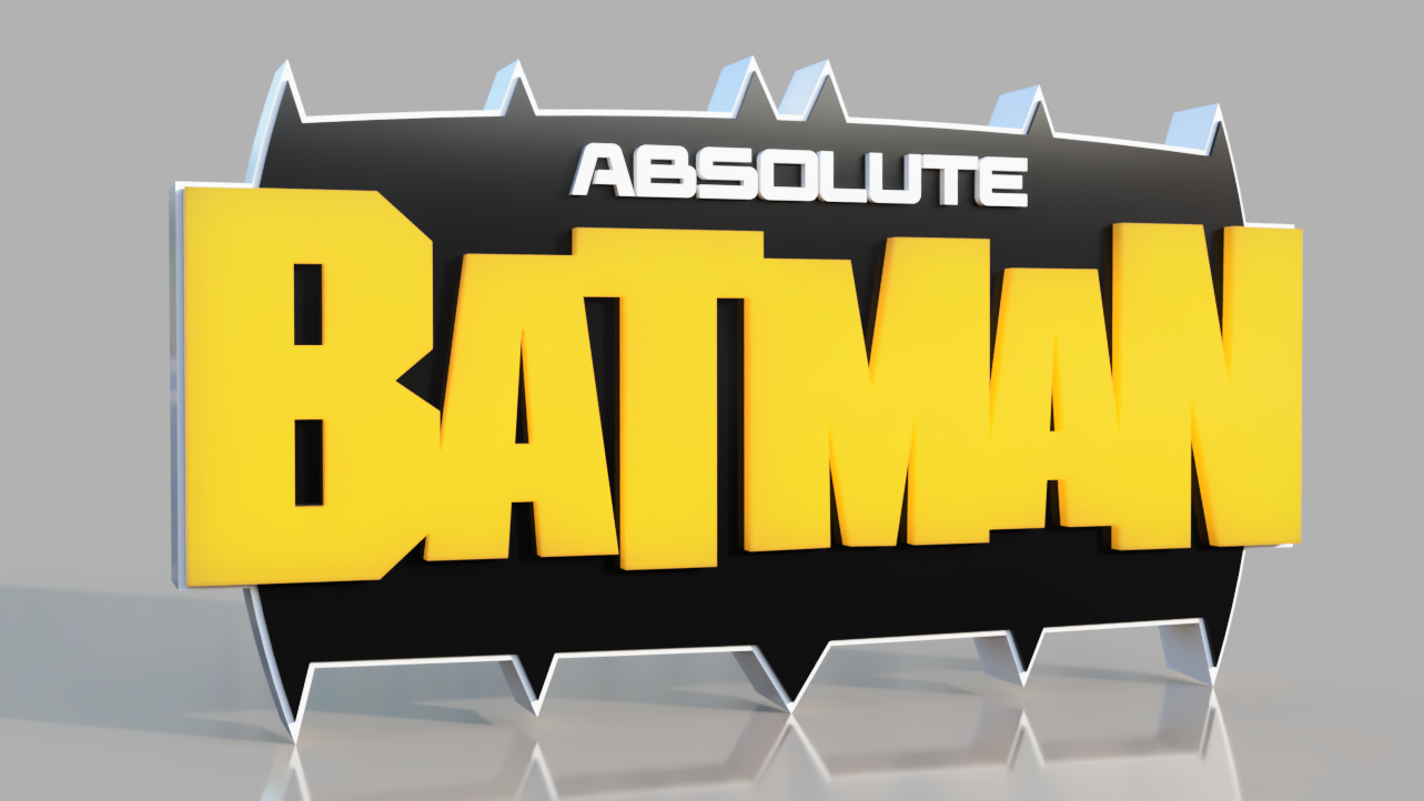Absolute Batman . STL/3MF for 3d printing