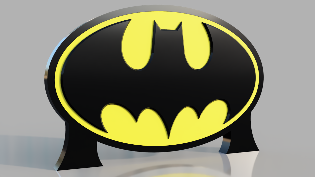 Bat Signal (Keaton) . STL/3MF for 3d printing