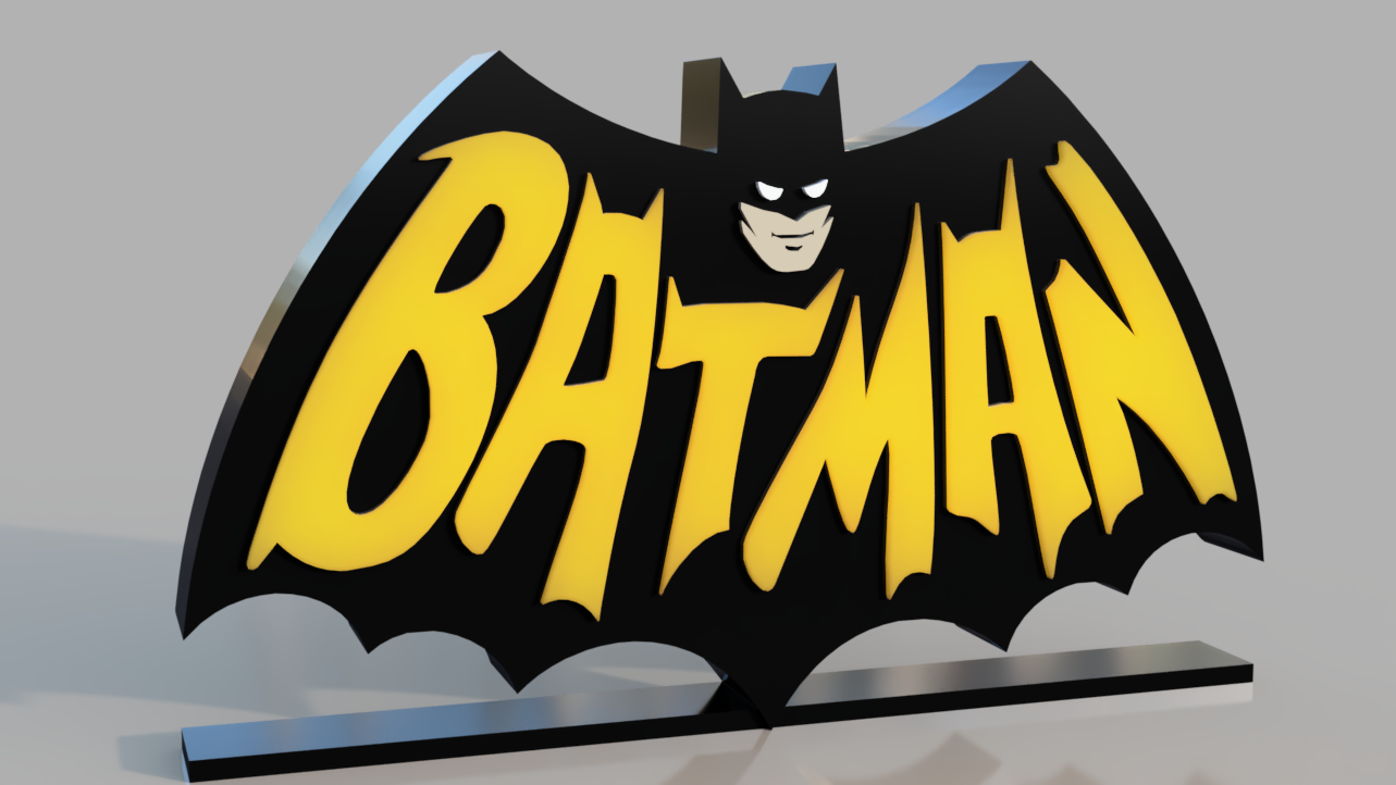 Batman 60`s tv show . STL/3MF for 3d printing
