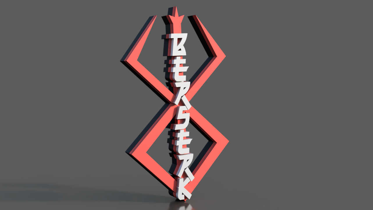 Berserk (wall mount version)(. STL/3MF for 3d printing