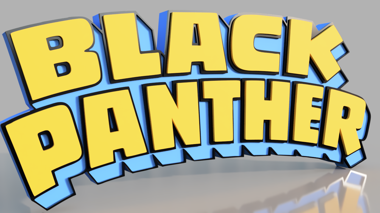 Black Panther (Comic). STL/3MF for 3d printing