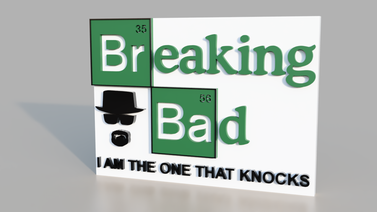 Breaking Bad. STL/3MF for 3d printing