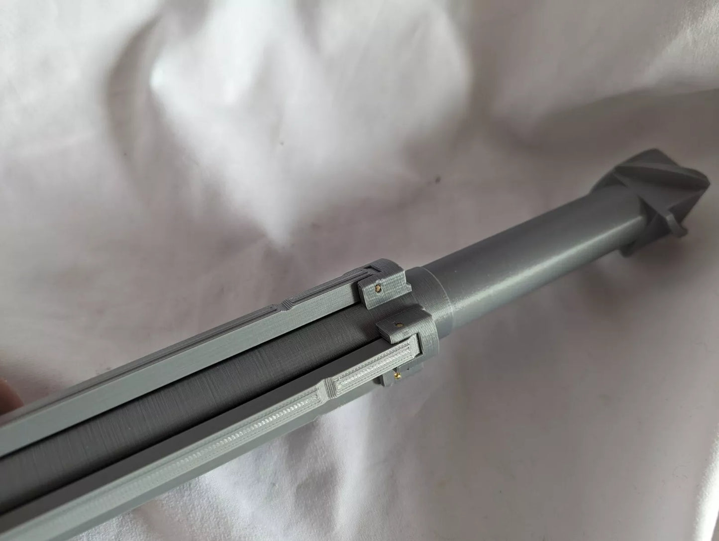 PLASTIC replica - RPG-7 with fins, booster charge and shipping cap. 3D printed