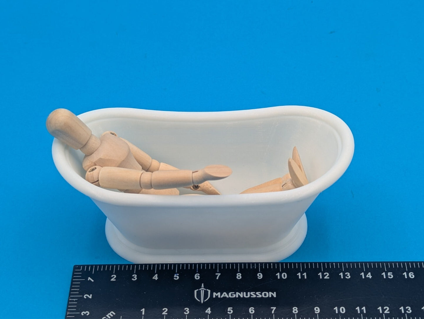 1-12th scale - Roll top bath for dolls house. 3d printed.