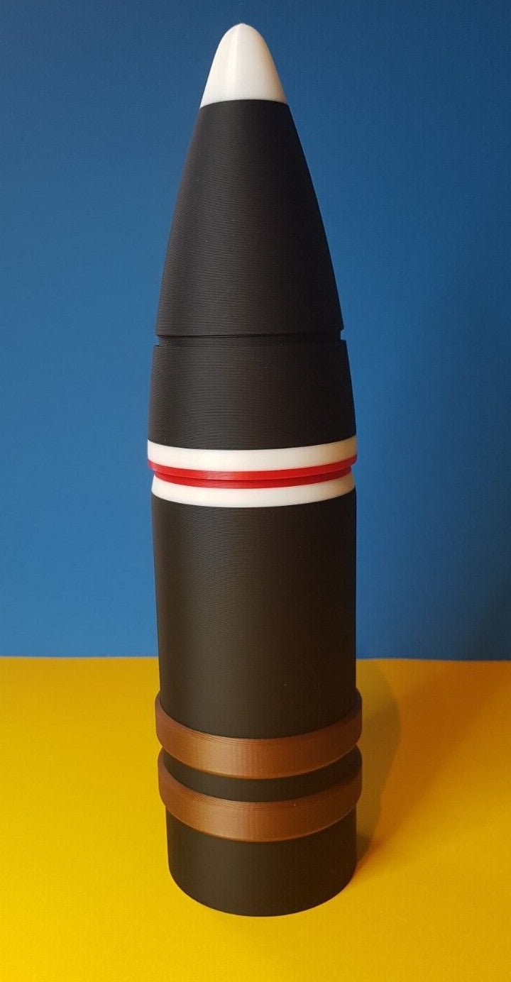 76.2mm (3inch) (APCBC) 17 pounder shell. PLASTIC REPLICA