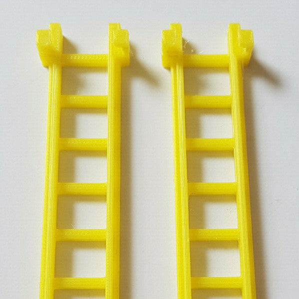 1:25 Scale - Extension Ladder 116mm long. comes as set of 2.(SILVER)3D Printed