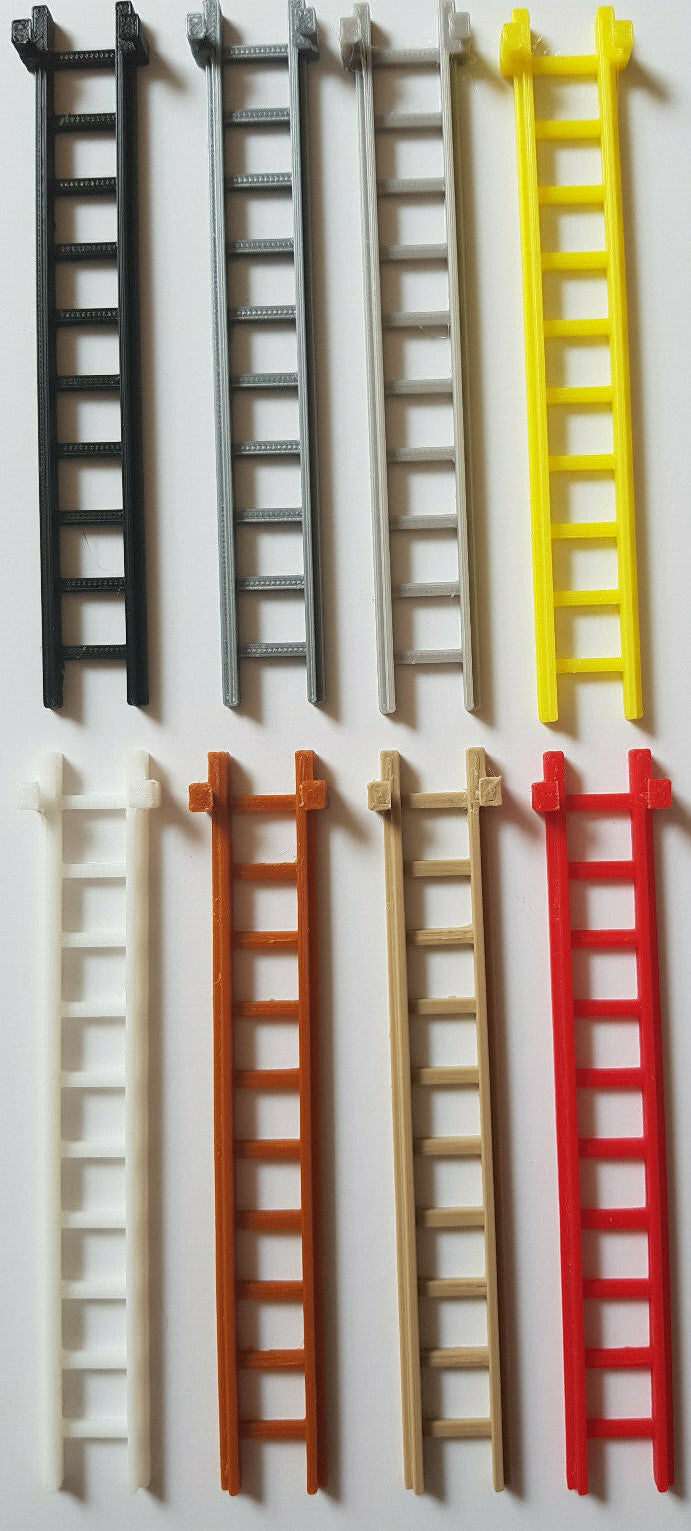 1:25 Scale - Extension Ladder 116mm long. comes as set of 2.(SILVER)3D Printed