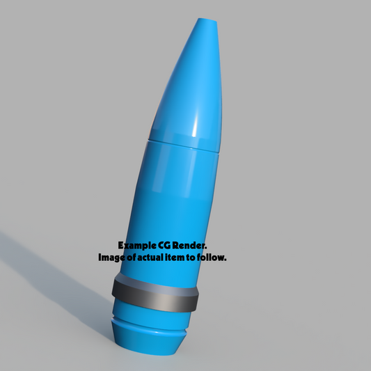 27mm x145 Tornado round - 3D printed PLASTIC REPLICA