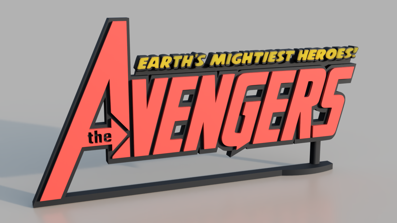 Avengers: Earths Mightiest Heroes. STL/3MF for 3d printing
