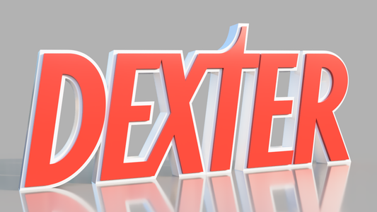 Dexter (TV show logo) . STL/3MF for 3d printing