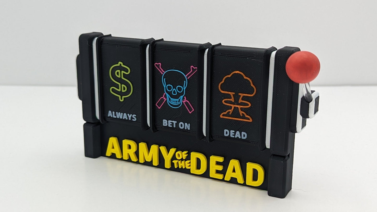 Army of the Dead  - 3D printed logo for desk or wall mount.