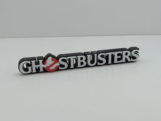 Ghostbusters - 3D printed logo, desk or wall mounted.