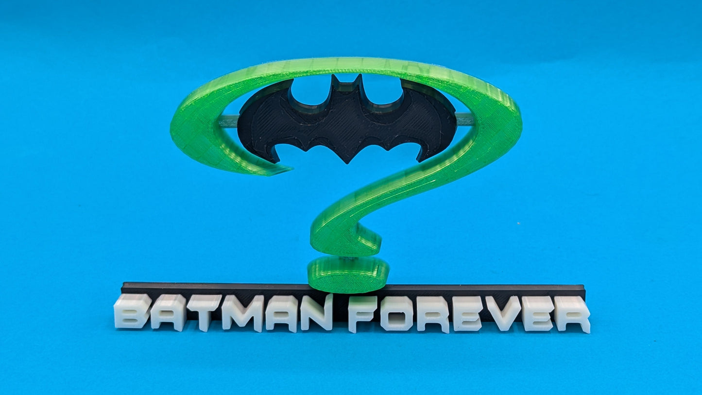 Batman Forever (movie)- 3D printed logo, desk or wall mounted.