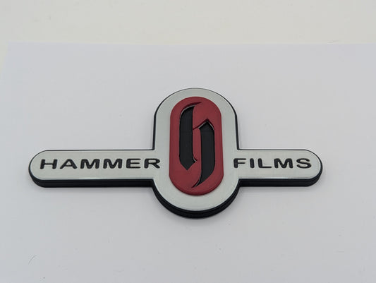 Hammer Films  - 3D printed logo, wall mounted.