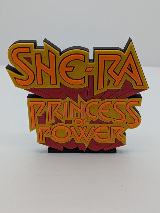 She-Ra: Princess of Power - 3D printed logo, desk or wall mounted.