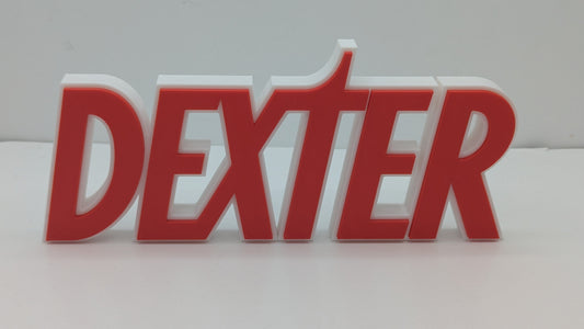 Dexter on a white background