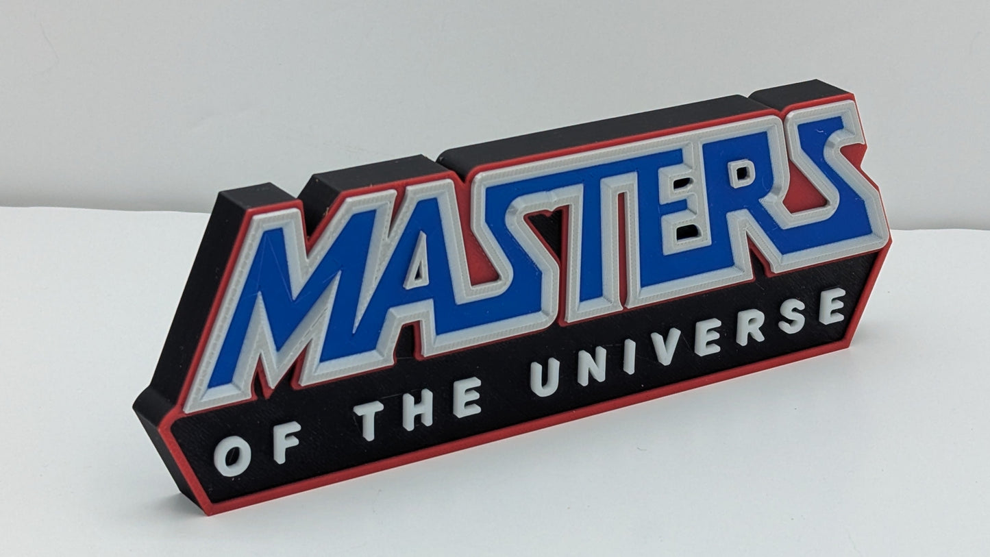 Masters of the Universe - 3D printed logo, desk or wall mounted