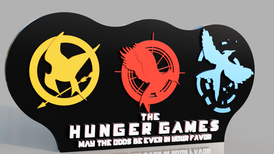 Hunger games (Movie logo) . STL/3MF for 3d printing