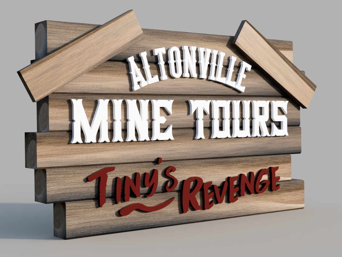 Altonville Mine tour : Tiny`s Revenge. STL/3MF for 3d printing
