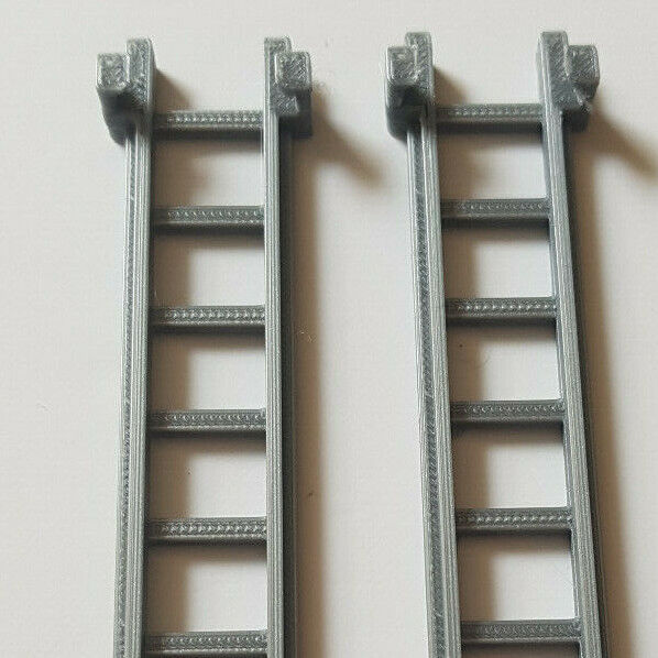 1:25 Scale - Extension Ladder 116mm long. comes as set of 2.(SILVER)3D Printed