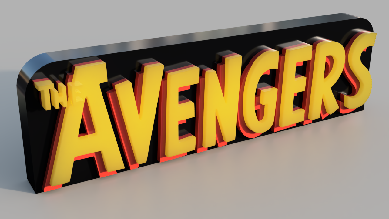 Avengers (classic version). STL/3MF for 3d printing